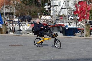 Auf der Hafenpromenade in Eckernf&ouml;rde