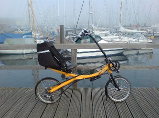 Auf der Hafenpromenade in Eckernf&ouml;rde