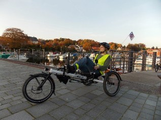 Auf der Hafenpromenade in Eckernf&ouml;rde