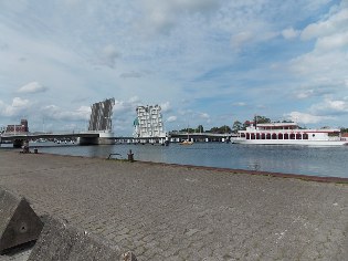 Klappbr&uuml;cke &uuml;ber die Schlei in Kappeln