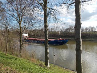 Am Nord-Ostsee-Kanal in K&ouml;nigsf&ouml;rde