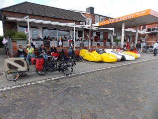 Radlertreff 'Eisst&uuml;bchen' in Rendsburg