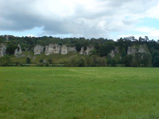 Die 'Zw&ouml;lf Apostel' bei Esslingen, Altm&uuml;hltal-Radweg