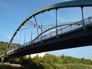 Stadtbr&uuml;cke in Riedenburg - Altm&uuml;hltal-Radweg