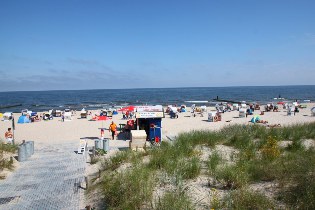 Am Strand von &Uuml;ckeritz auf Usedom