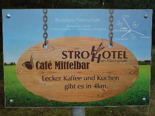 Patenschaft f&uuml;r einen Rastplatz der Flaeming-Skate&reg;