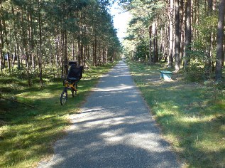 Unterwegs auf dem Ostsee-Radweg auf der Schaabe, Insel R&uuml;gen