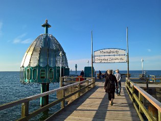 Seebr&uuml;cke im Ostseebad Zinnowitz auf Usedom