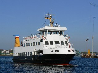 Fahrgastschiff Laboe der Schlepp- und F&auml;hrgesellschaft Kiel, Ostseek&uuml;sten-Radweg